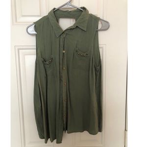 Olive green tank